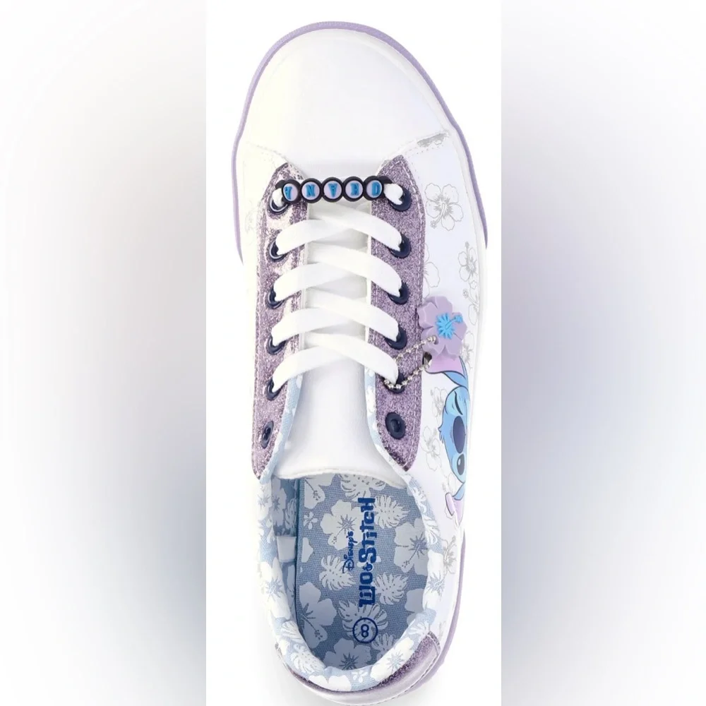 Disney Stitch Women's Low Top Lace Up Sneaker - Picture 2 of 7